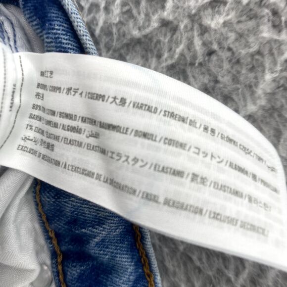 Abercrombie & Fitch Shorts Women's 28 x 5* Curve Love Cut Off  Jorts 90's Skater - Picture 9 of 13